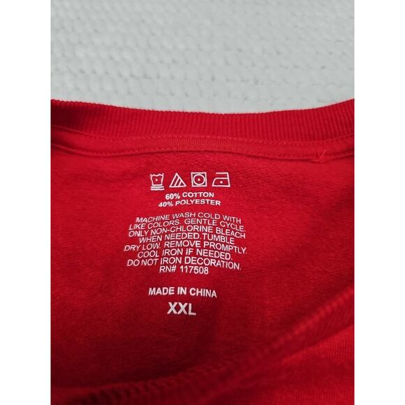 Ugly Christmas Sweatshirt Womens 2X Gnope Not Today Gnome Snowflakes - Picture 4 of 7